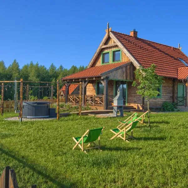 Żuraw - Mazurska Chata z Jacuzzi