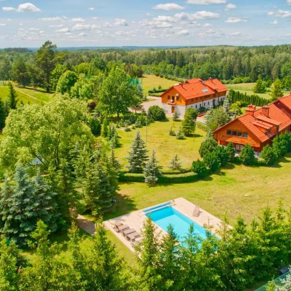 Funaberia -25 hektarowa luksusowa posiadłość z basenem, jacuzzi, sauną, boiskiem wielofunkcyjnym
